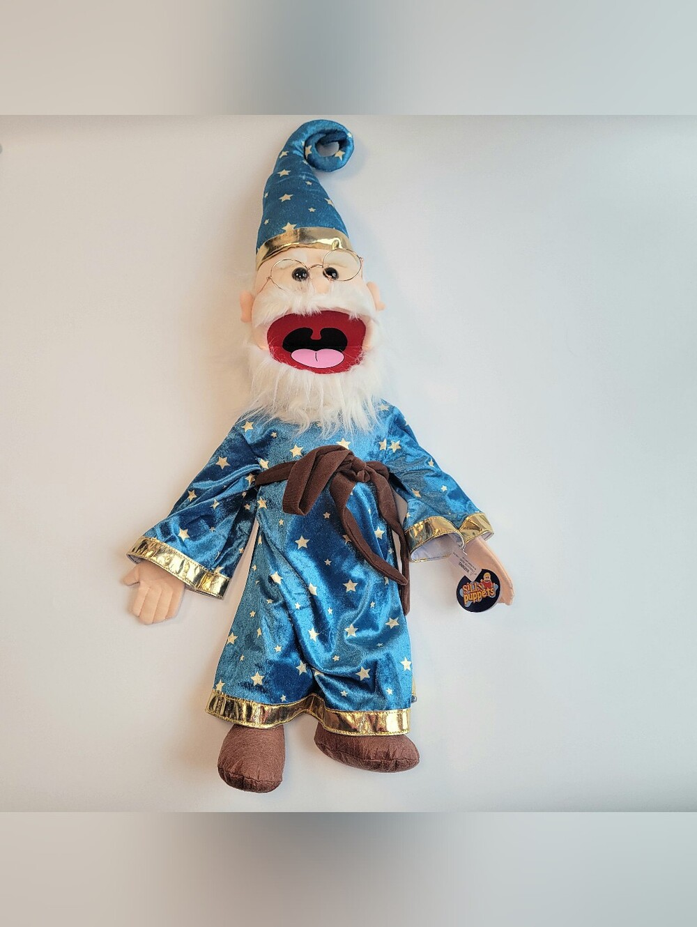 Silly Puppets 25" Wizard w/Glasses Full Body Ventriloquist Style Puppet SP2907